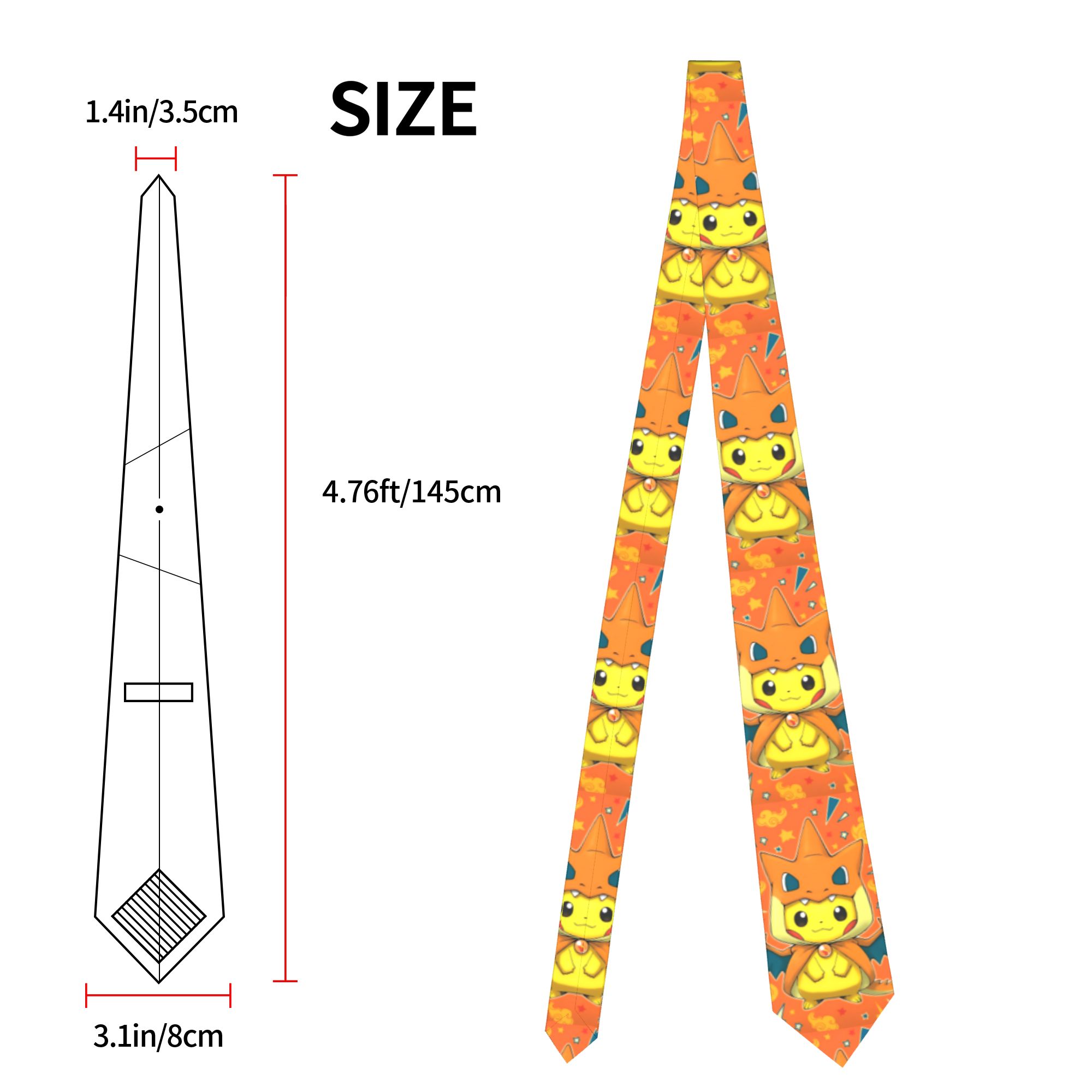 Cute Cartoon Manga Pokemoned N – Skinny Tie Men Bewertung und Preis