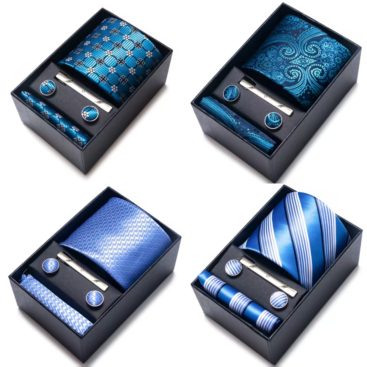 Bright Color Paisley Men's Tie – Pocket Square Set Bewertung und Preis