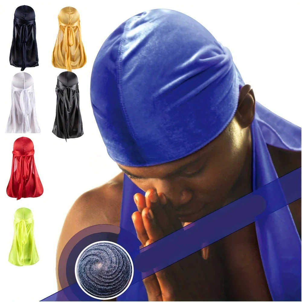 Men's Silk Durag Bonnet Bandan – Bandana Doo Rag Bewertung und Preis