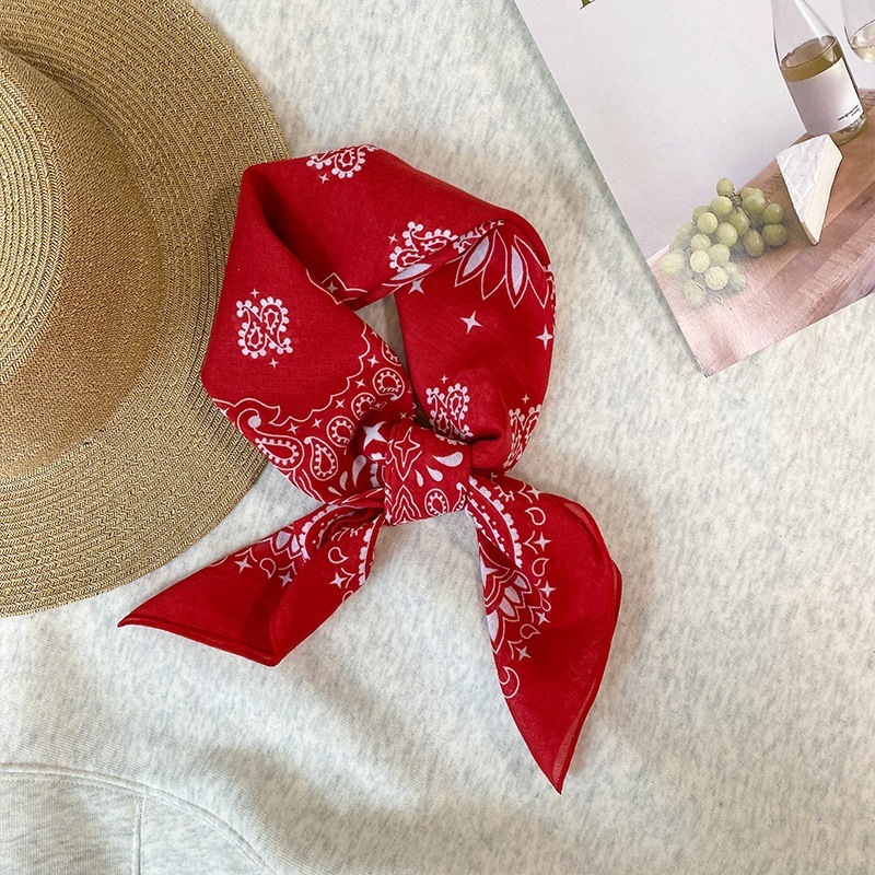 100% Cotton Square Scarf For W – Bandana Cotton Bewertung und Preis