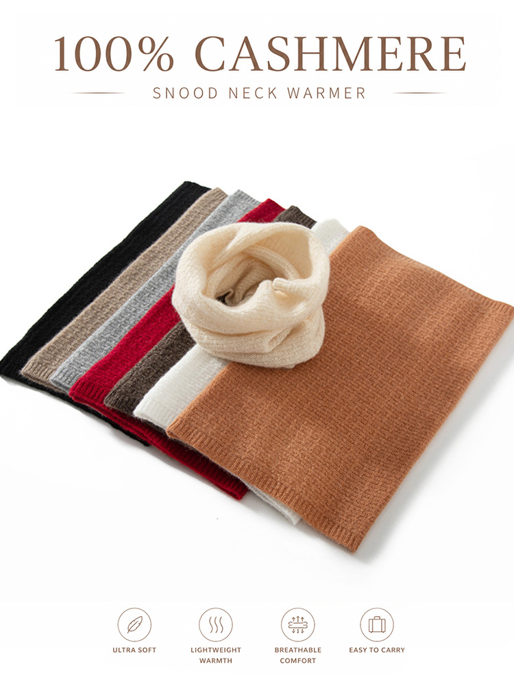 100% Pure Cashmere Waffle Knit – Infinity Scarf Knit Bewertung und Preis