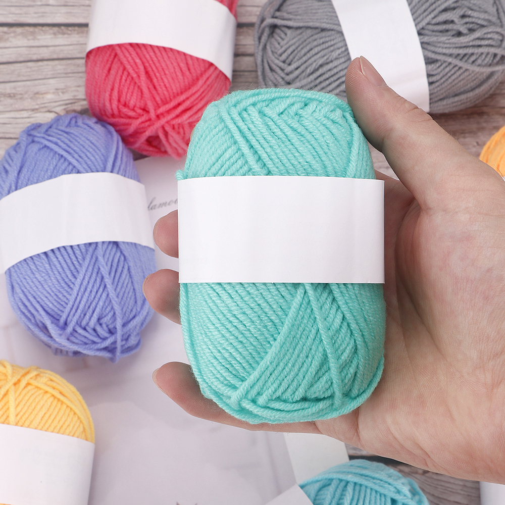 25(50)pcs/bag 4 Ply Milk Cotto – Woven Scarf Blanket Bewertung und Preis