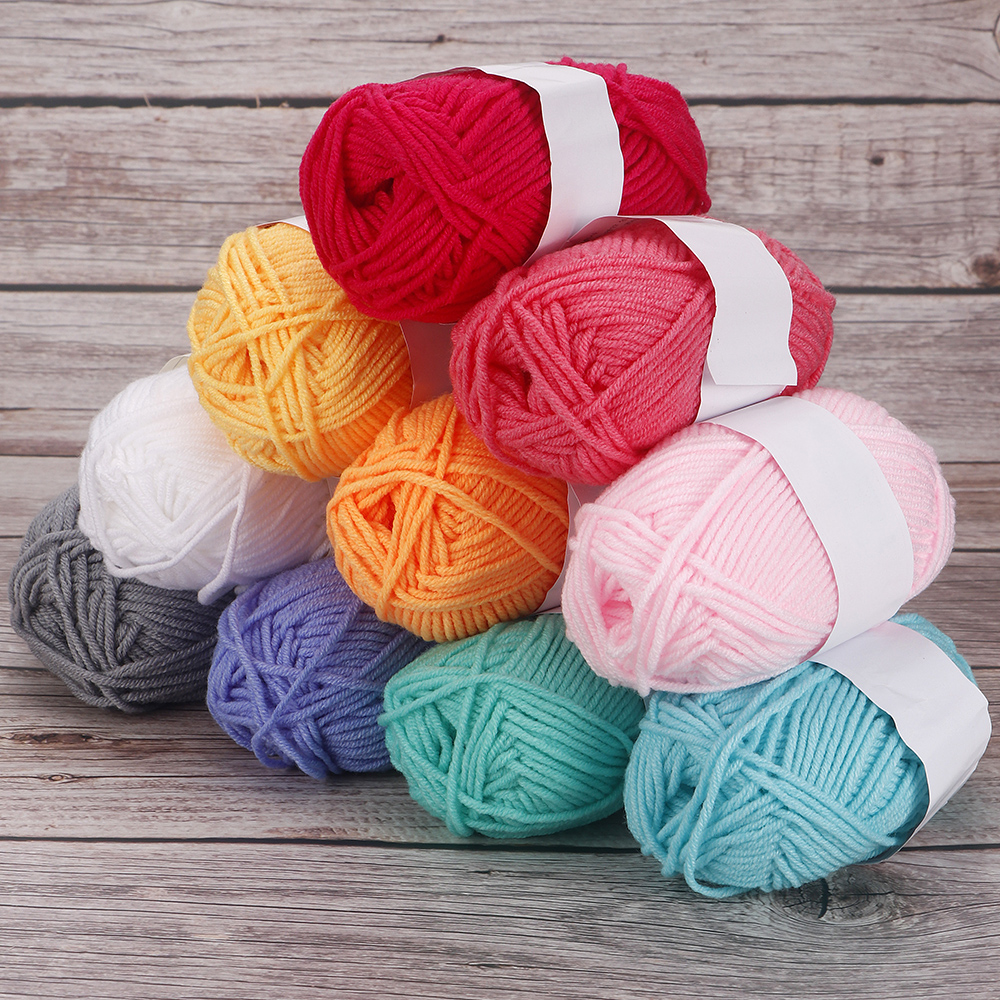25(50)pcs/bag 4 Ply Milk Cotto – Woven Scarf Blanket Bewertung und Preis