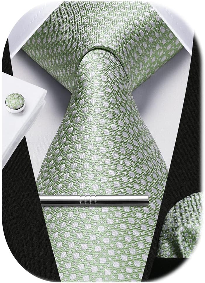 Classic Checkered Tie Set with – Pocket Square Set Bewertung und Preis