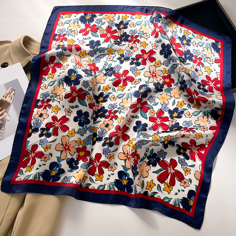 Luxury Square Scarf For Women  – Silk Neck Scarf Bewertung und Preis