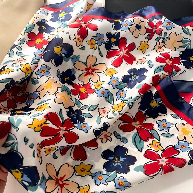 Luxury Square Scarf For Women  – Silk Neck Scarf Bewertung und Preis