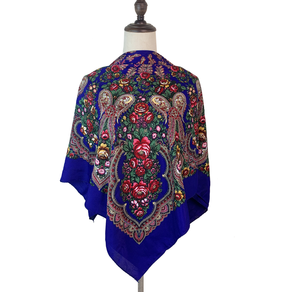 100*100cm Russian Square Scarf – Bandana Cotton Bewertung und Preis
