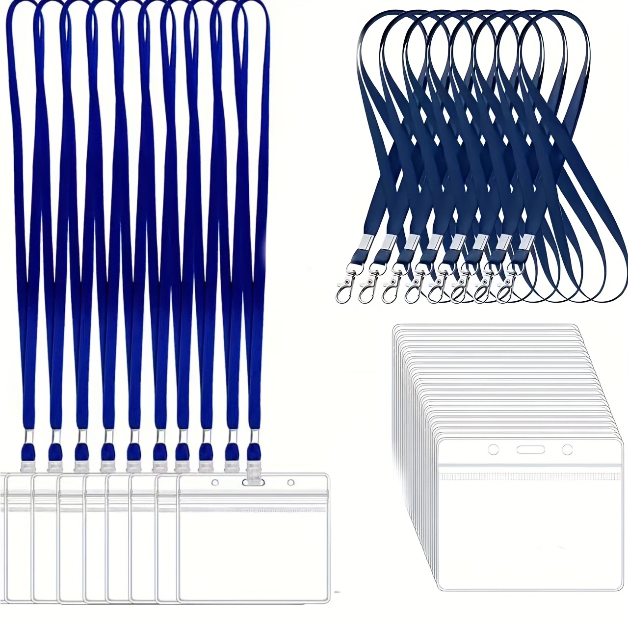 10 sets Transparent PVC ID Car – Lanyard Badge Holder Bewertung und Preis