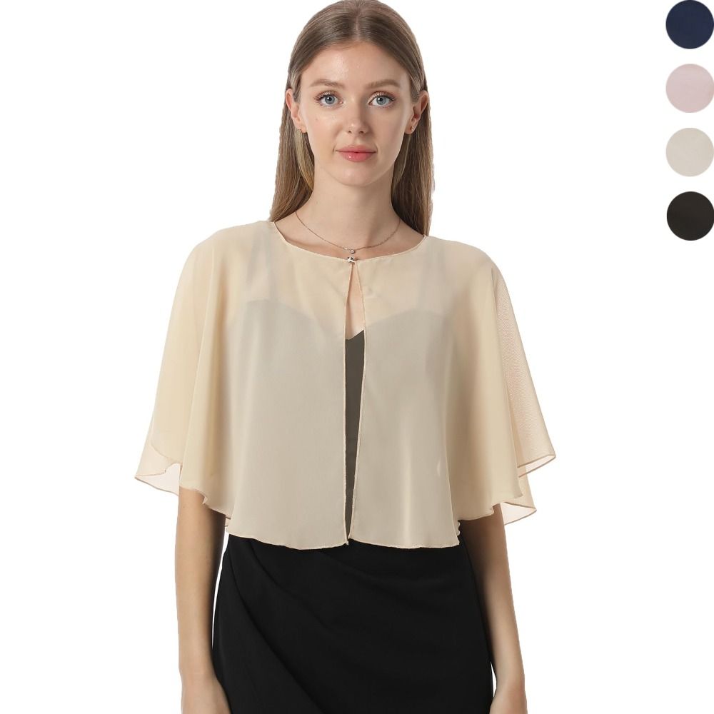 Vintage Sheer Chiffon Capelet  – Stole Wedding Shawl Bewertung und Preis