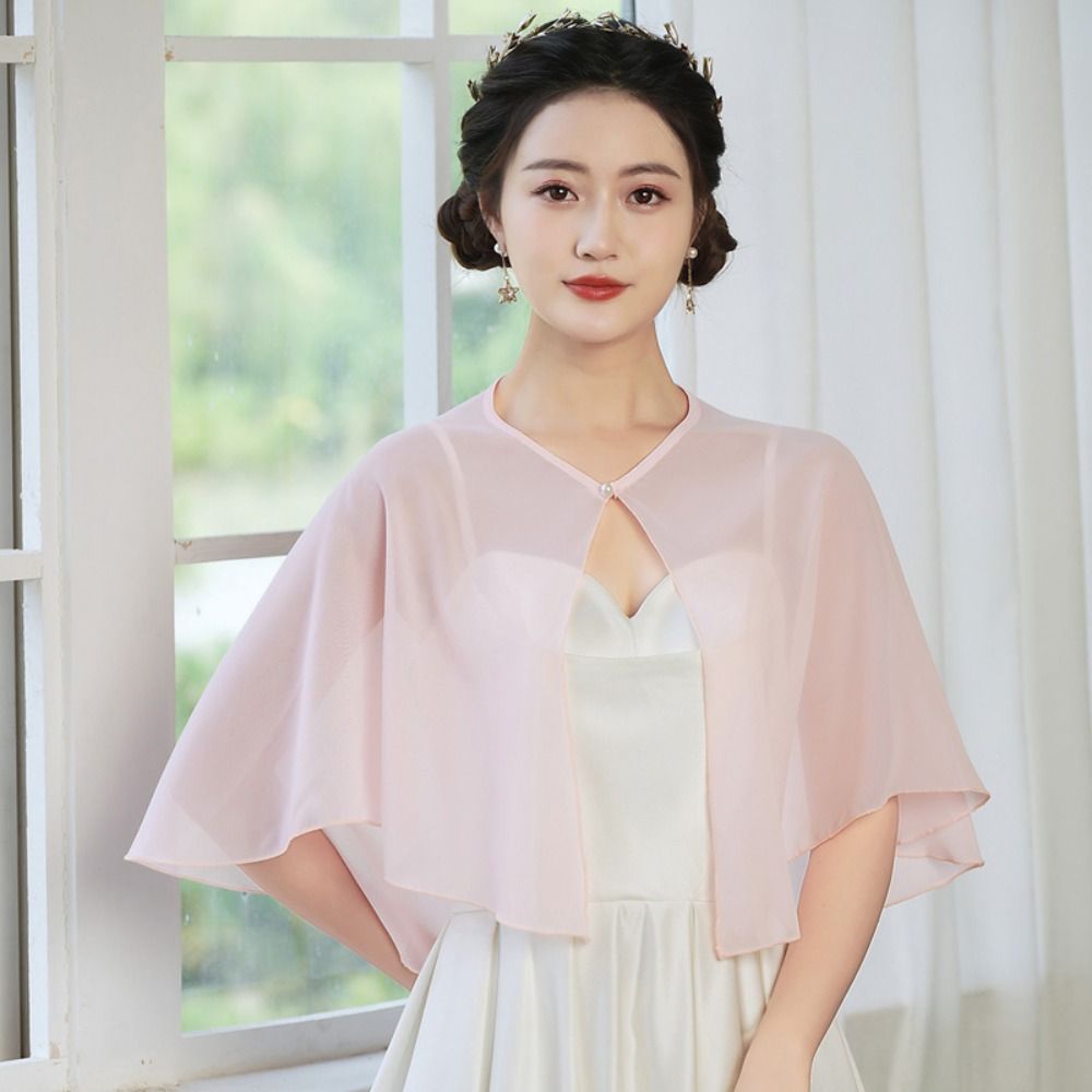 Vintage Sheer Chiffon Capelet  – Stole Wedding Shawl Bewertung und Preis