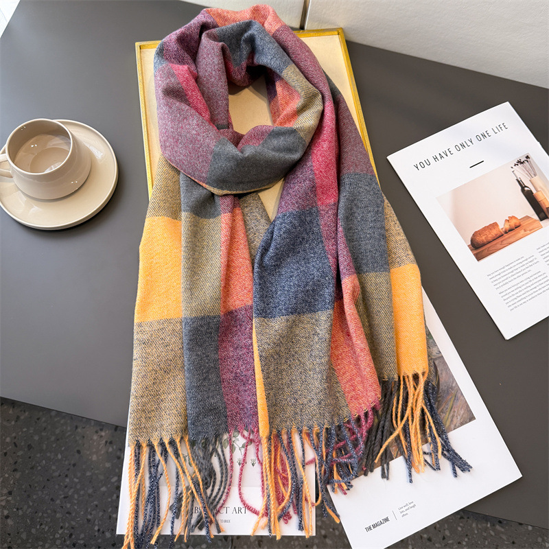 200*64cm New Fashion Cashmere  – Woven Scarf Blanket Bewertung und Preis