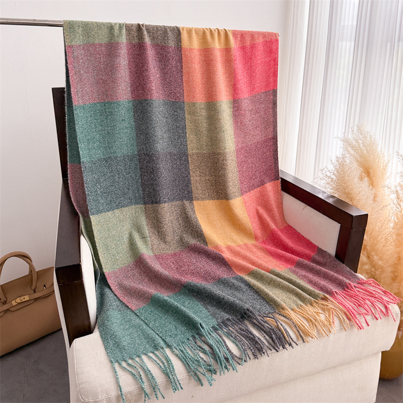 200*64cm New Fashion Cashmere  – Woven Scarf Blanket Bewertung und Preis