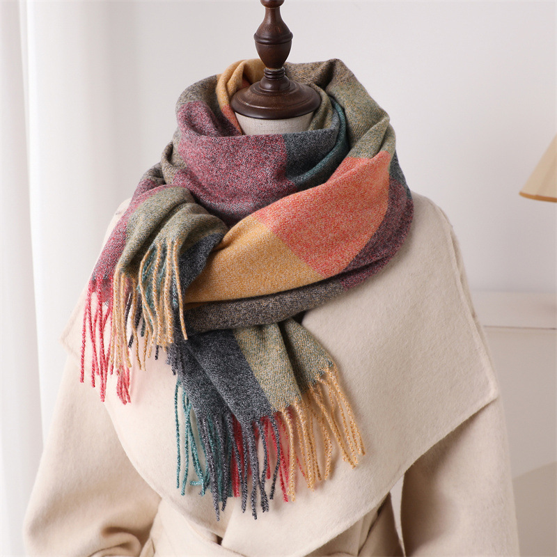 200*64cm New Fashion Cashmere  – Woven Scarf Blanket Bewertung und Preis