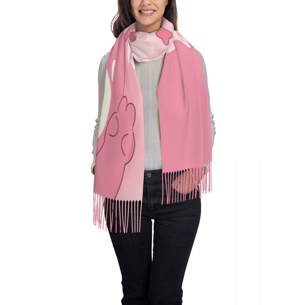 Lotso Pink Bear Women's Scarf  – Pashmina Wrap Large Bewertung und Preis