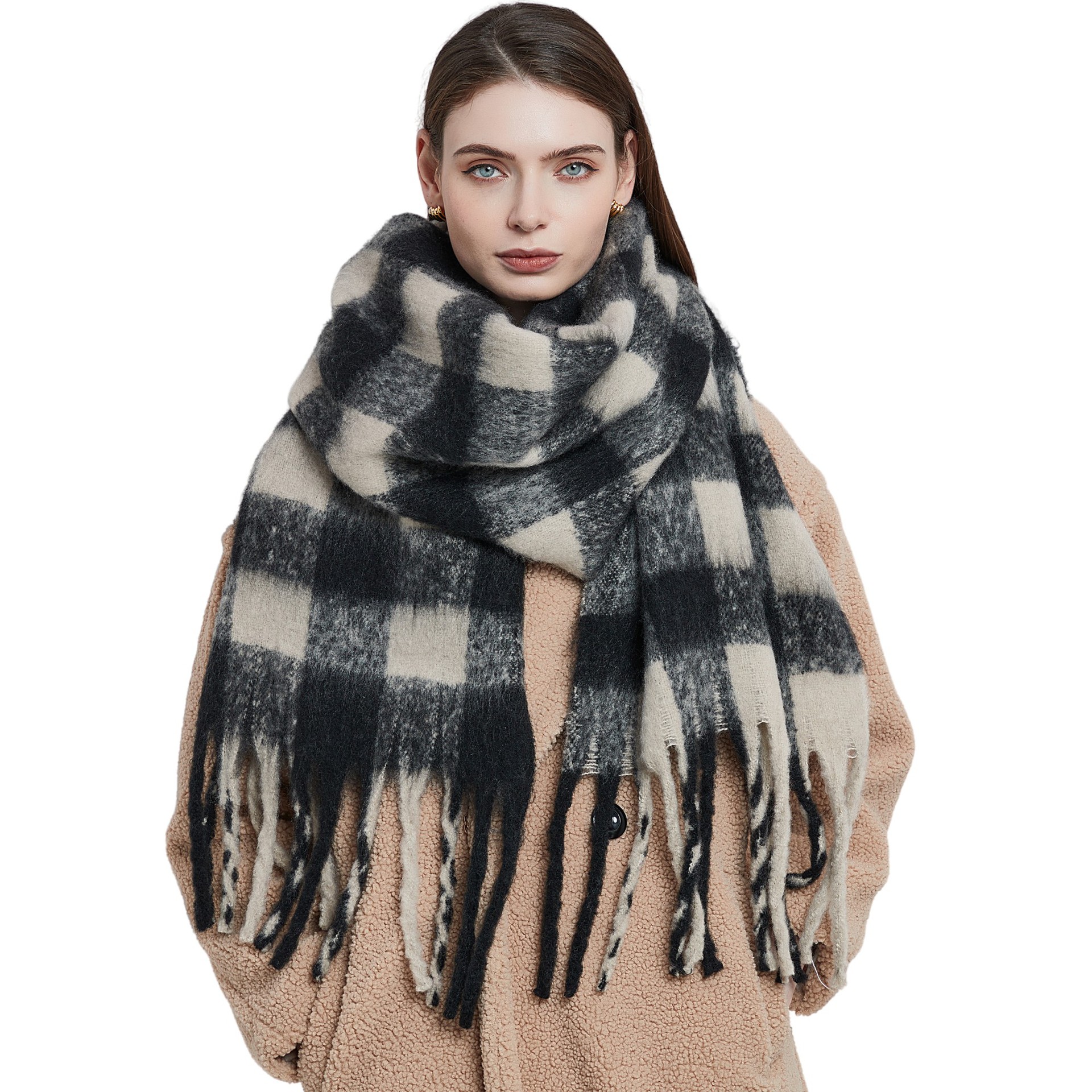 Thick Tassel Scarf Shawl Women – Pashmina Wrap Large Bewertung und Preis