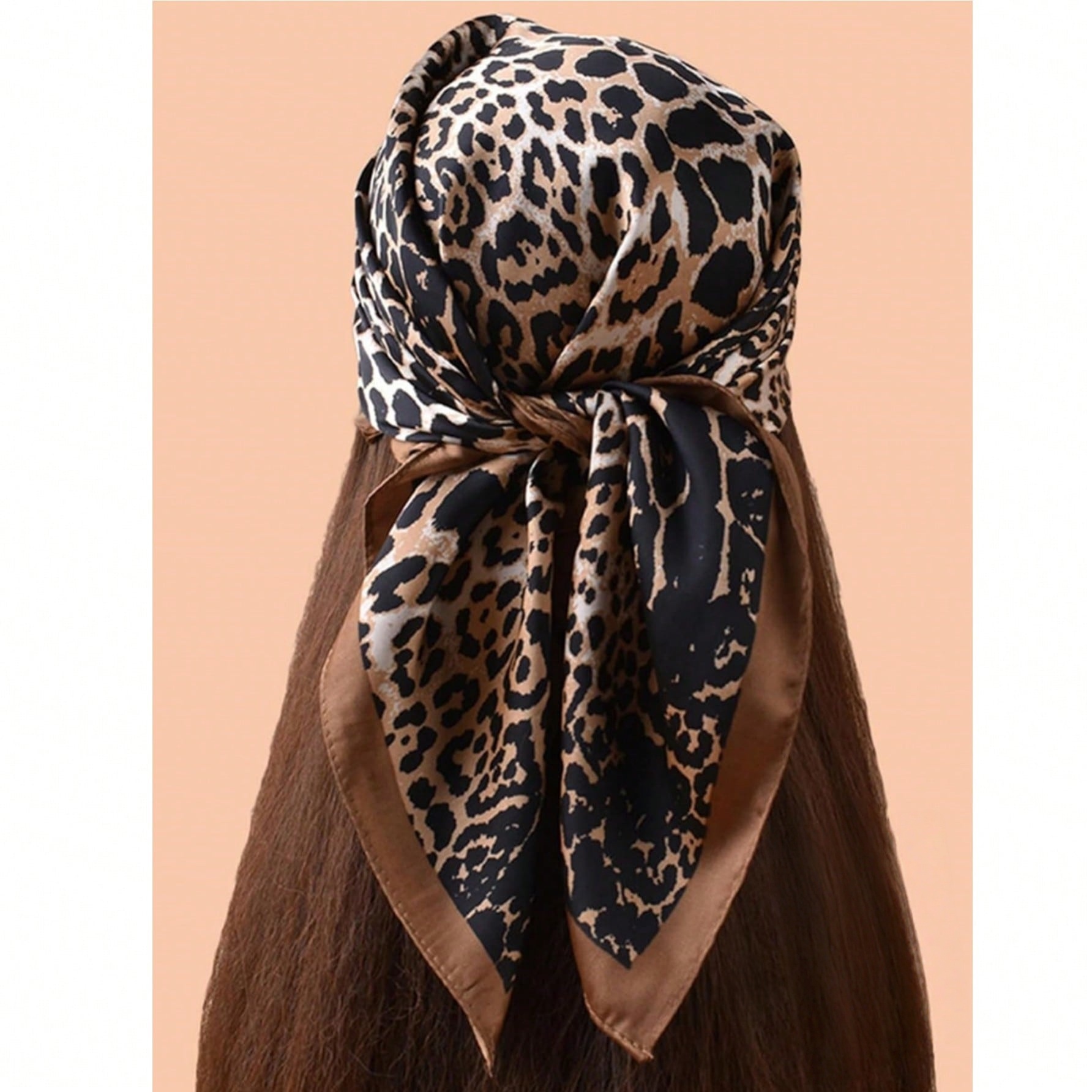1pc Luxury Brand Leopard Print – Bandana Cotton Bewertung und Preis