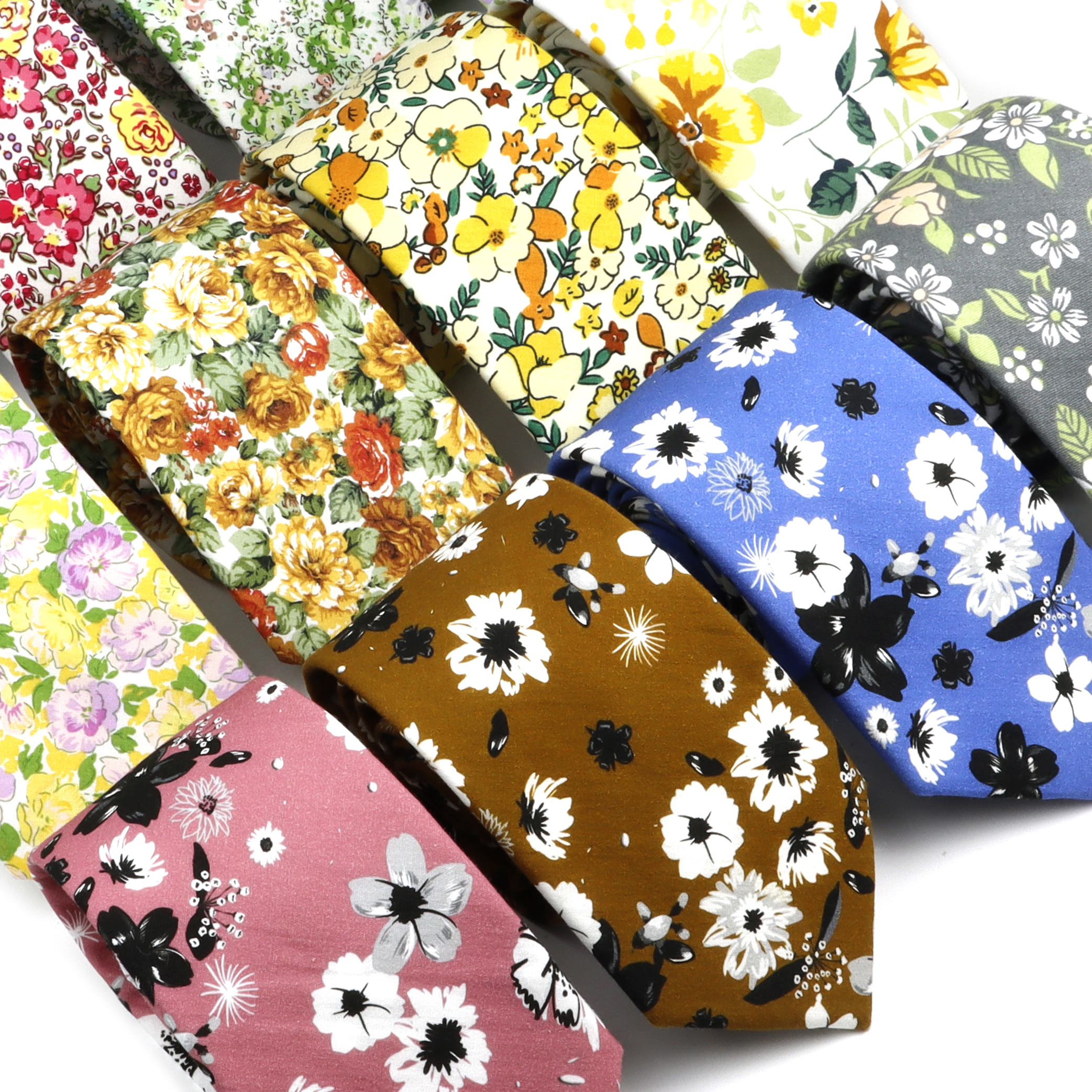 New Elegant Floral Tie For Men – Skinny Tie Men Bewertung und Preis