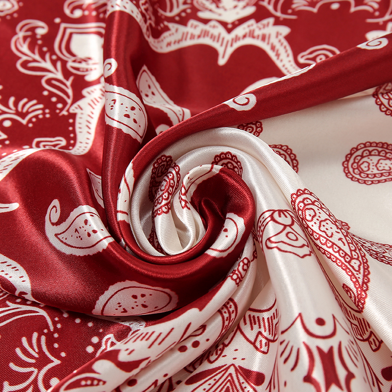 Satin Square Scarf Women Musli – Silk Neck Scarf Bewertung und Preis