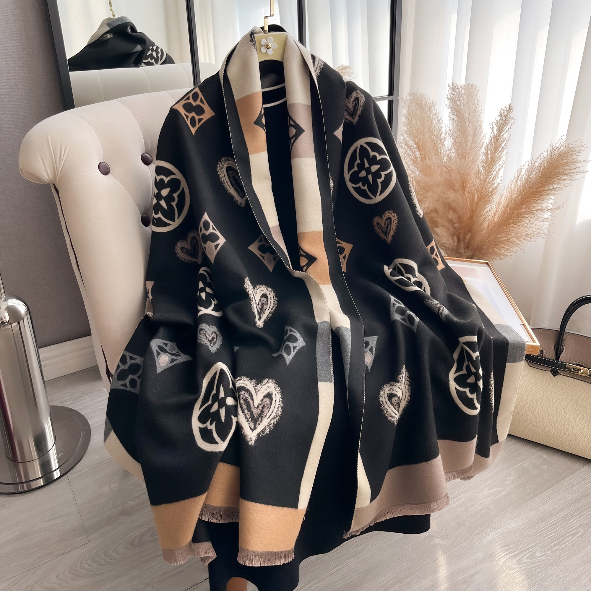 Luxury Cashmere Love Scarf Win – Woven Scarf Blanket Bewertung und Preis