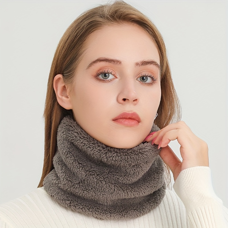 Windproof Plush Infinity Scarf – Infinity Scarf Knit Bewertung und Preis