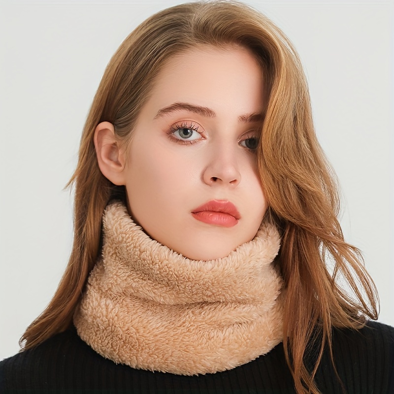 Windproof Plush Infinity Scarf – Infinity Scarf Knit Bewertung und Preis