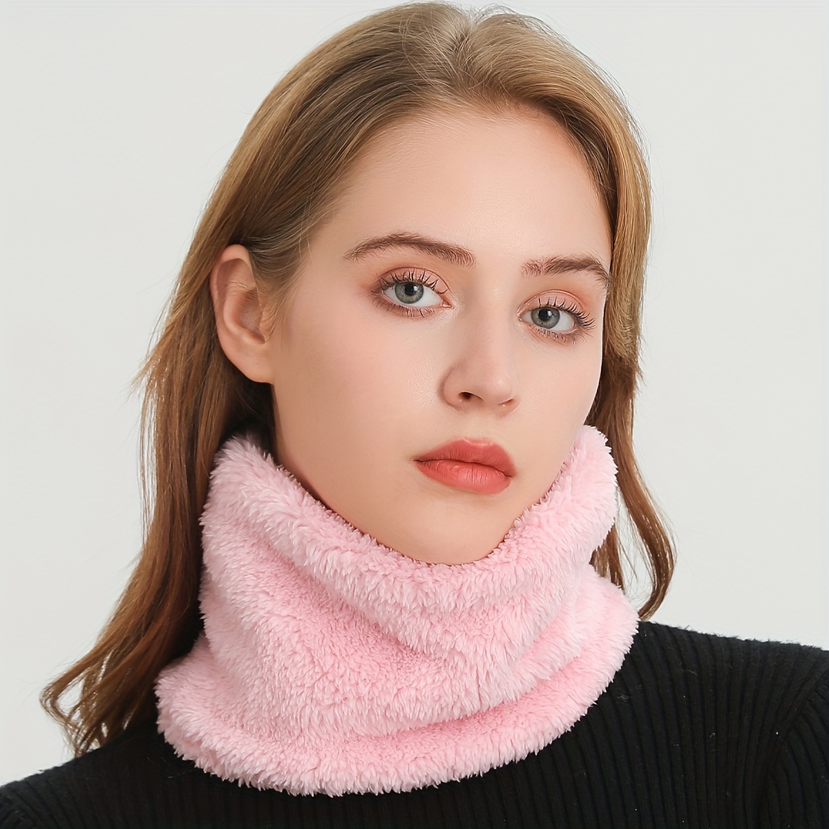 Windproof Plush Infinity Scarf – Infinity Scarf Knit Bewertung und Preis