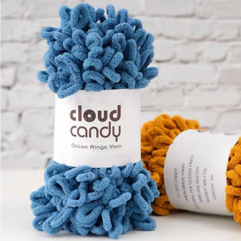 100g/Roll Finger Loop Yarn Thr – Woven Scarf Blanket Bewertung und Preis