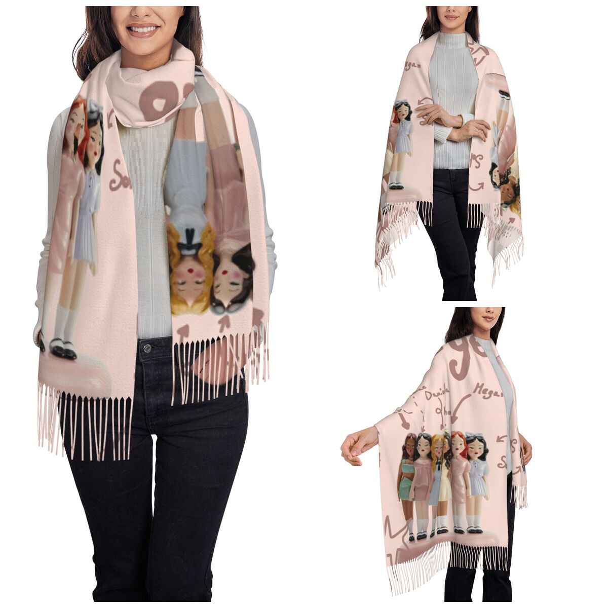 Katseye Kpop Idol Shawl Wrap W – Pashmina Wrap Large Bewertung und Preis