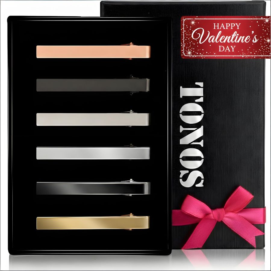 Clips for Men, 6 PACK Tie Clip – Tie Bar Set Gift Bewertung und Preis