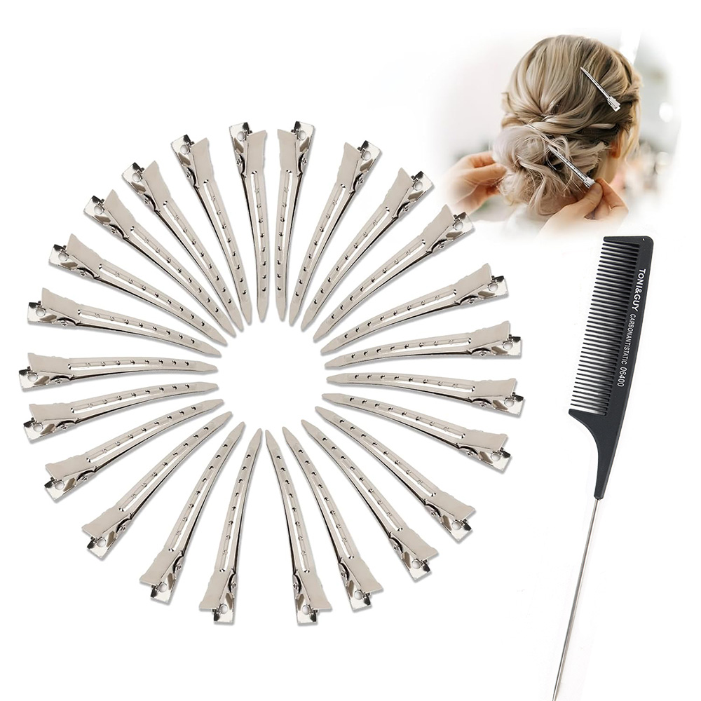 24pcs Silver Hair Clips For St – Tie Clip Silver Bewertung und Preis