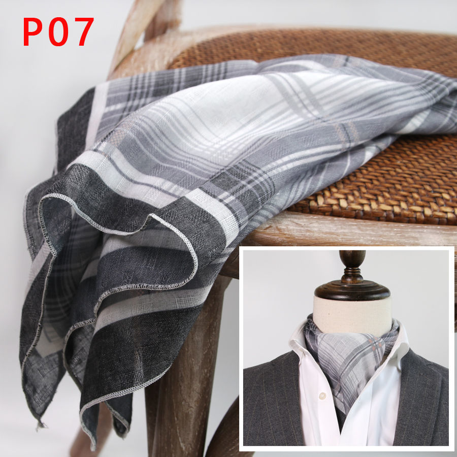 Men's Square Scarf with Button – Bandana Cotton Bewertung und Preis
