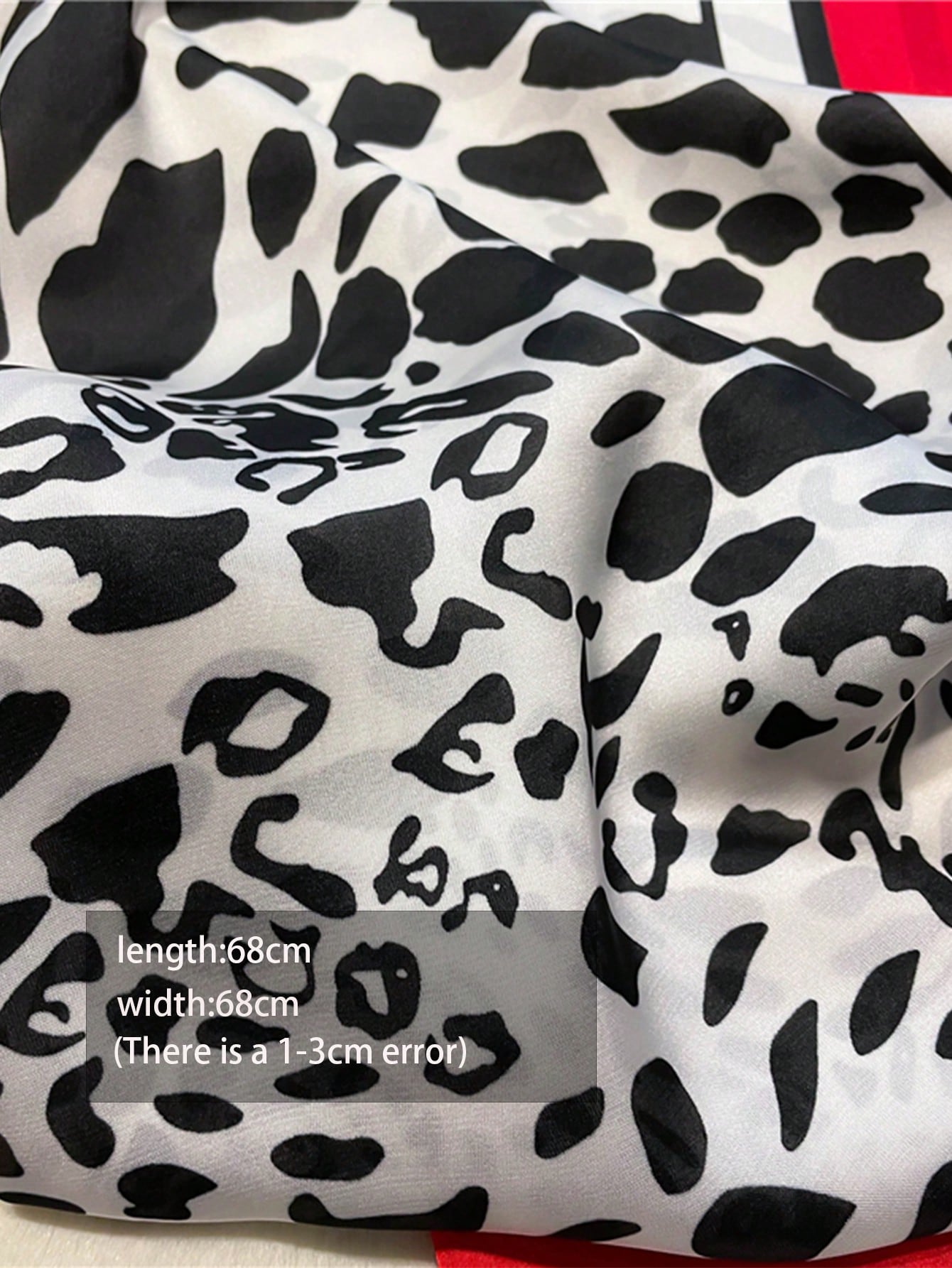 1pc Faux Silk Retro Leopard Pr – Bandana Cotton Bewertung und Preis