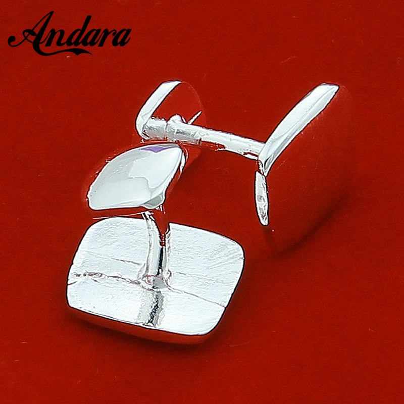 Hot Sale Silver Square Cufflin – Tie Clip Silver Bewertung und Preis