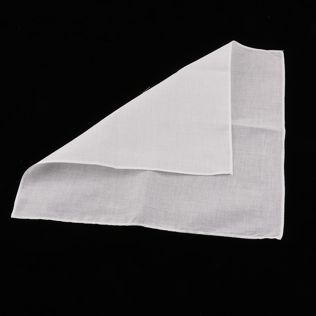 20/40pcs Plain Check Pocket Sq – Handkerchief Cotton Men Bewertung und Preis