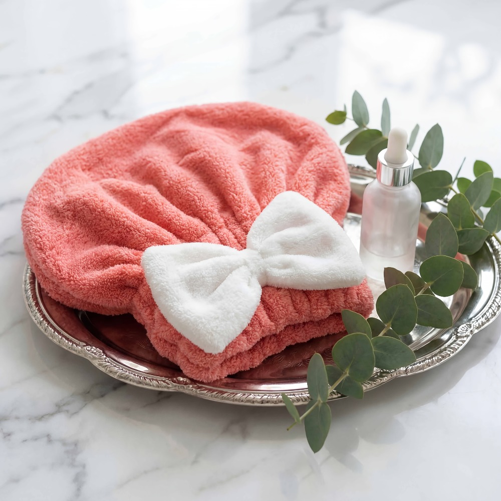 Microfiber Hair Drying Cap, Qu – Head Wrap Turban Bewertung und Preis