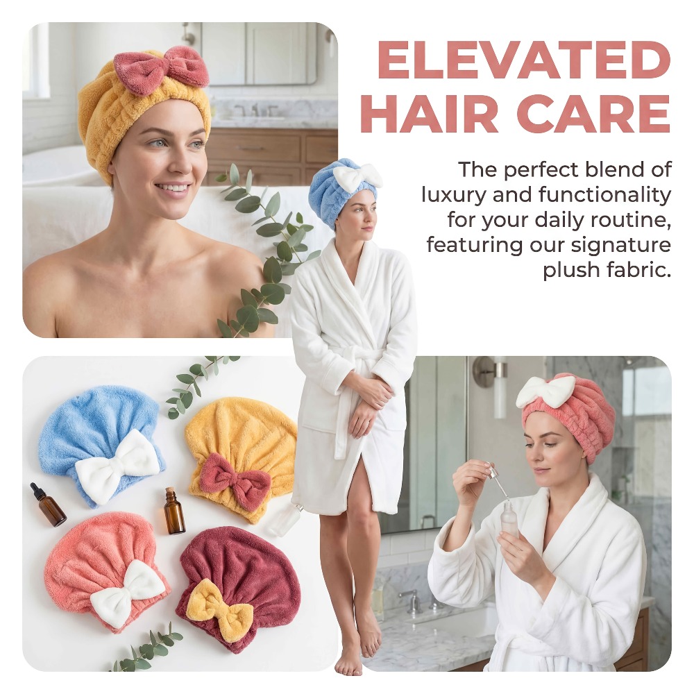 Microfiber Hair Drying Cap, Qu – Head Wrap Turban Bewertung und Preis