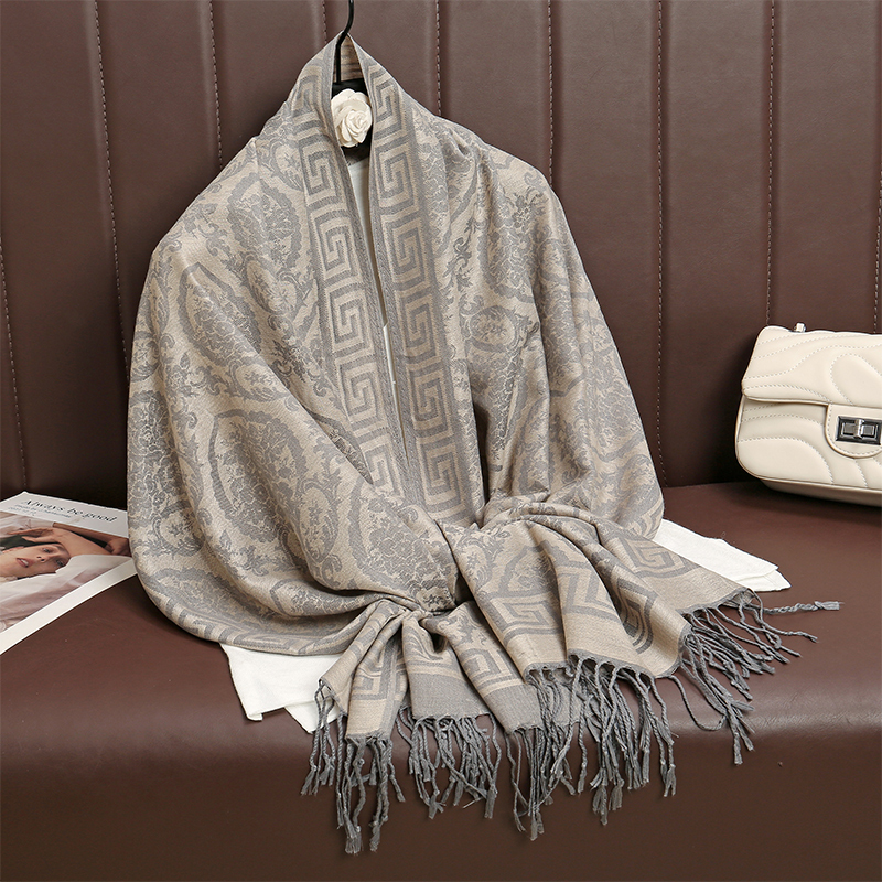 2024 Luxury Thick Cashmere Sca – Woven Scarf Blanket Bewertung und Preis