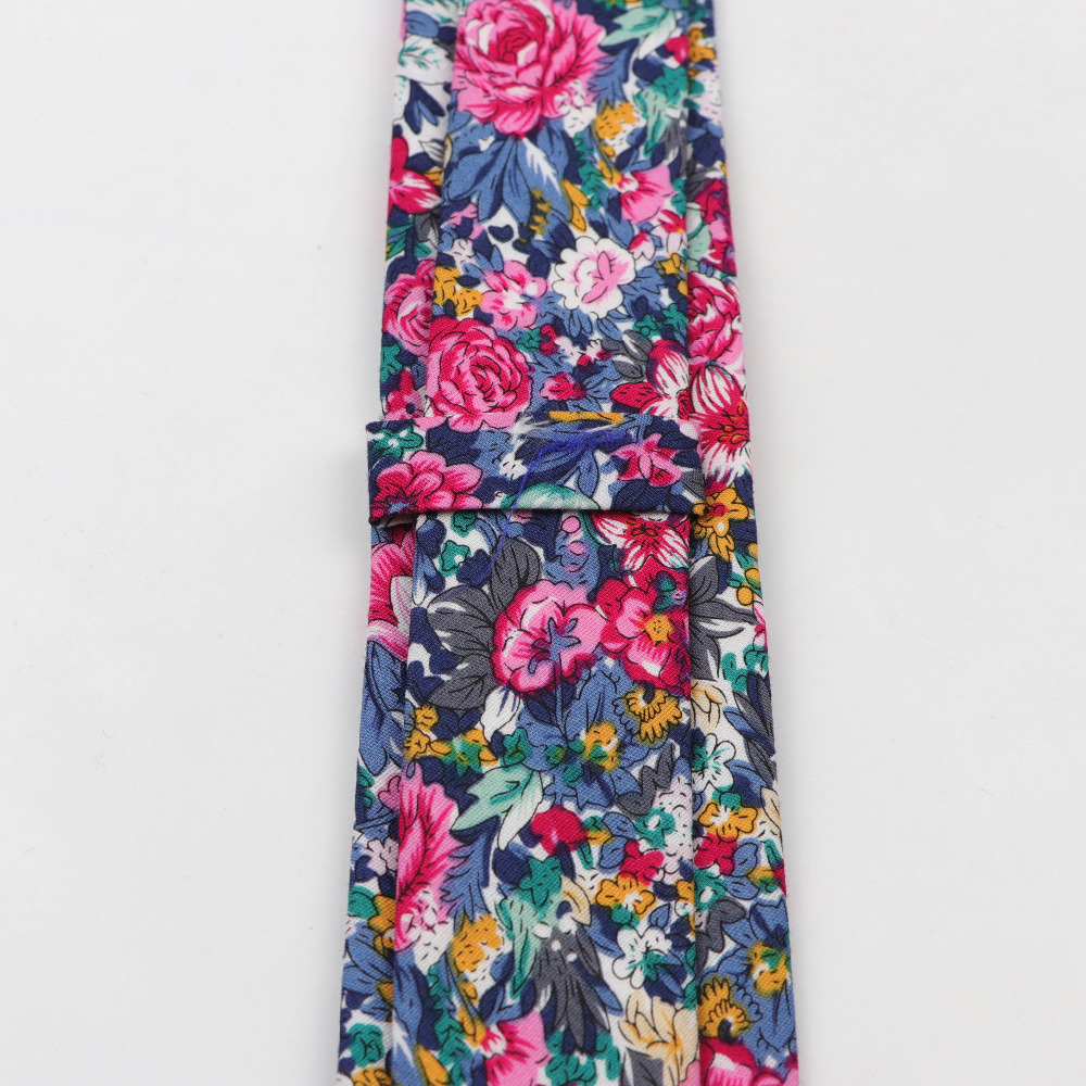 Cotton Flower Tie Men's Colour – Skinny Tie Men Bewertung und Preis