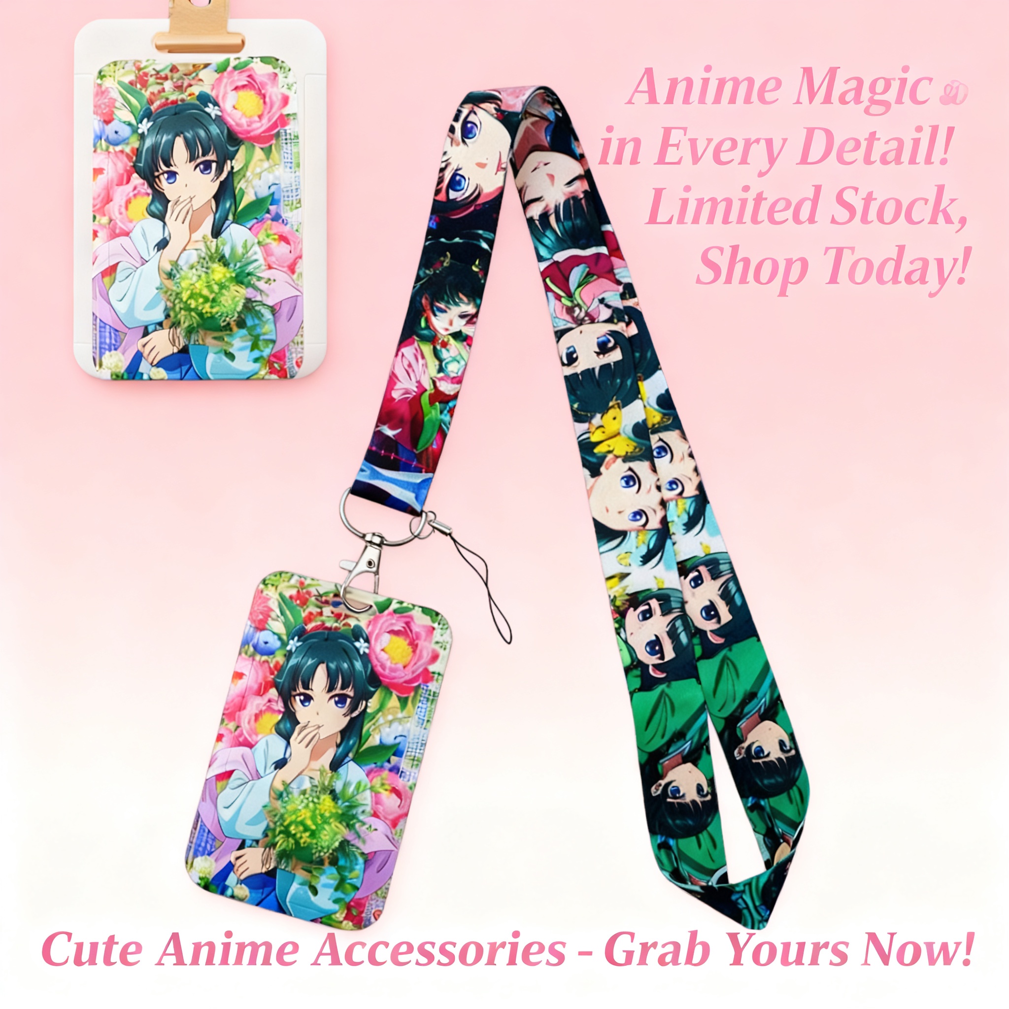 Cute Anime Girl Lanyard Neck S – Lanyard Badge Holder Bewertung und Preis