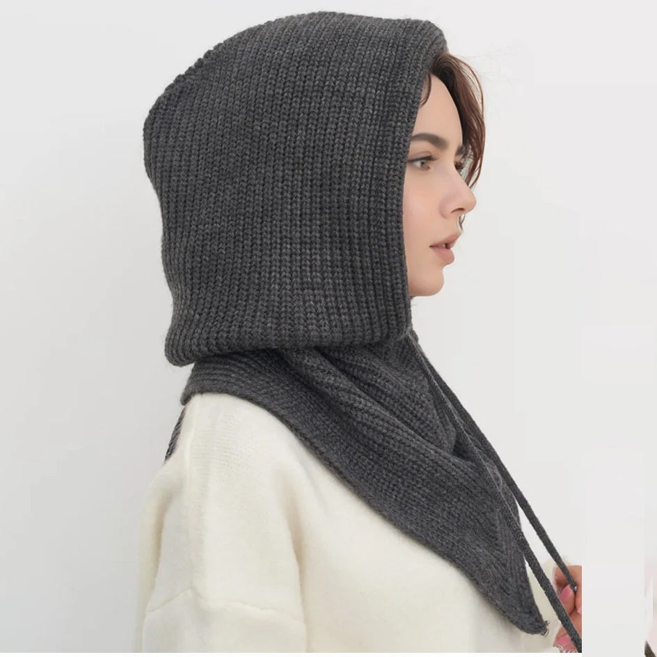 Women's Knitted Beanie Hat wit – Infinity Scarf Knit Bewertung und Preis