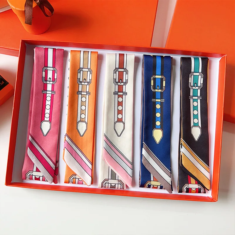 Women Scarf Skinny Silk Scarf  – Silk Neck Scarf Bewertung und Preis