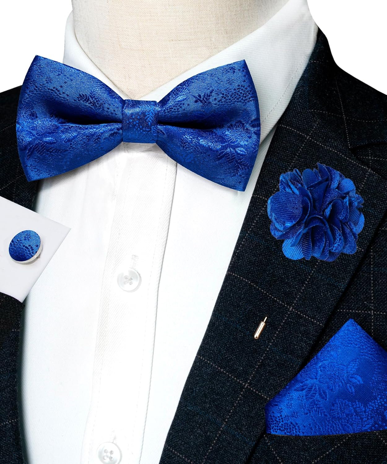 Floral Pre-tied Bow Tie Set wi – Bow Tie Pre Tied Bewertung und Preis