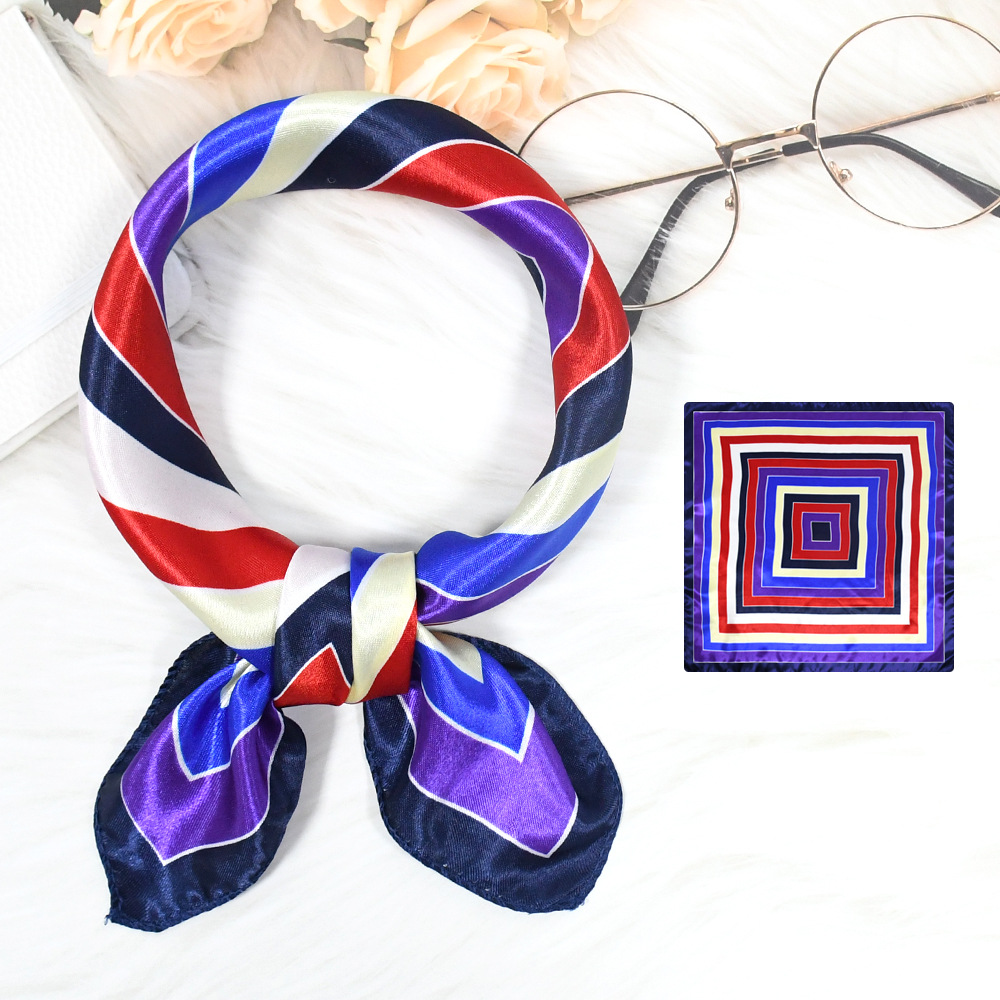 Luxury Design Print Silk Squar – Scarf Silk Square Bewertung und Preis