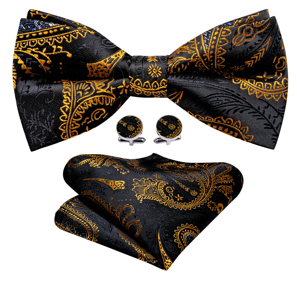 Barry.Wang Silk Mens Bow Tie B – Bow Tie Pre Tied Bewertung und Preis