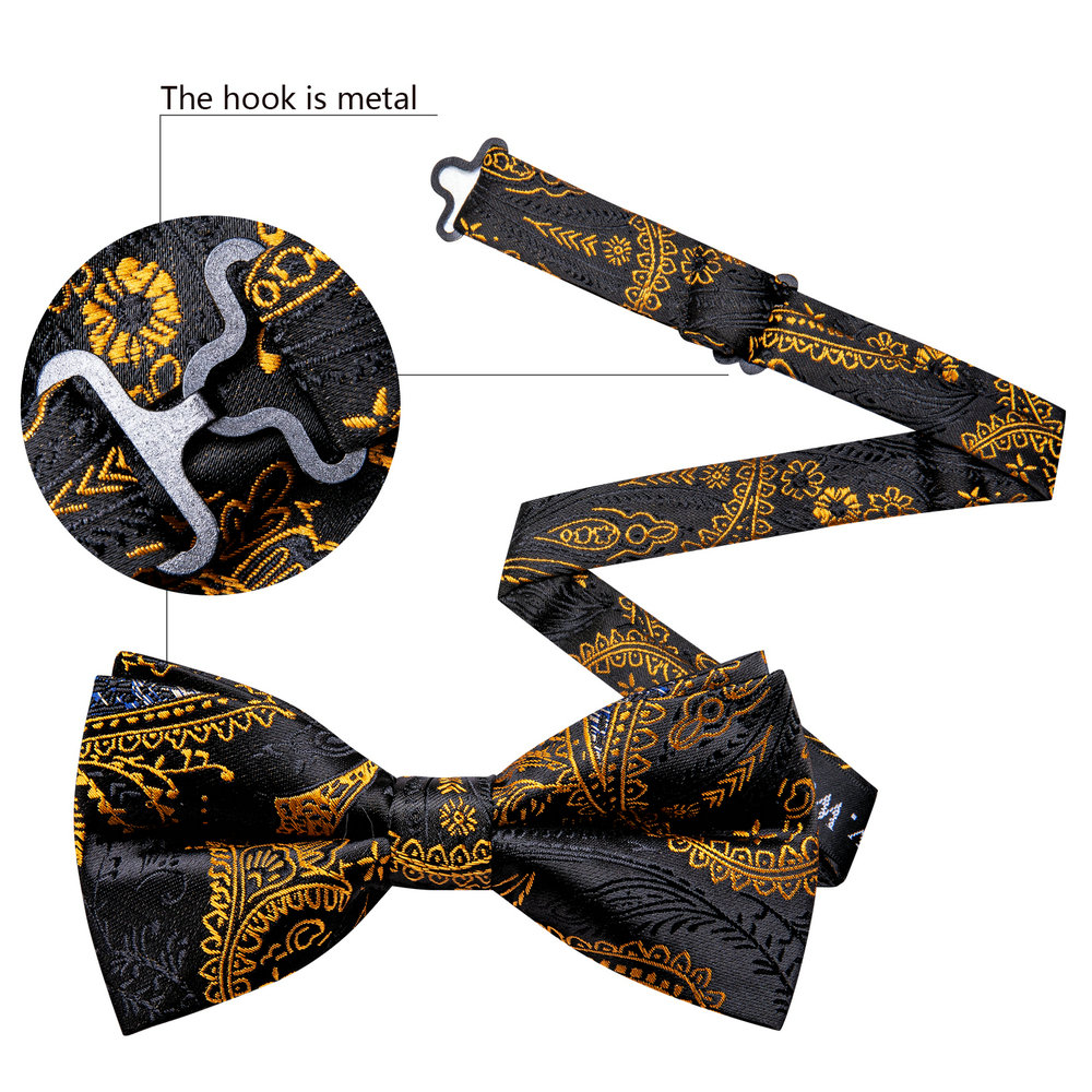 Barry.Wang Silk Mens Bow Tie B – Bow Tie Pre Tied Bewertung und Preis