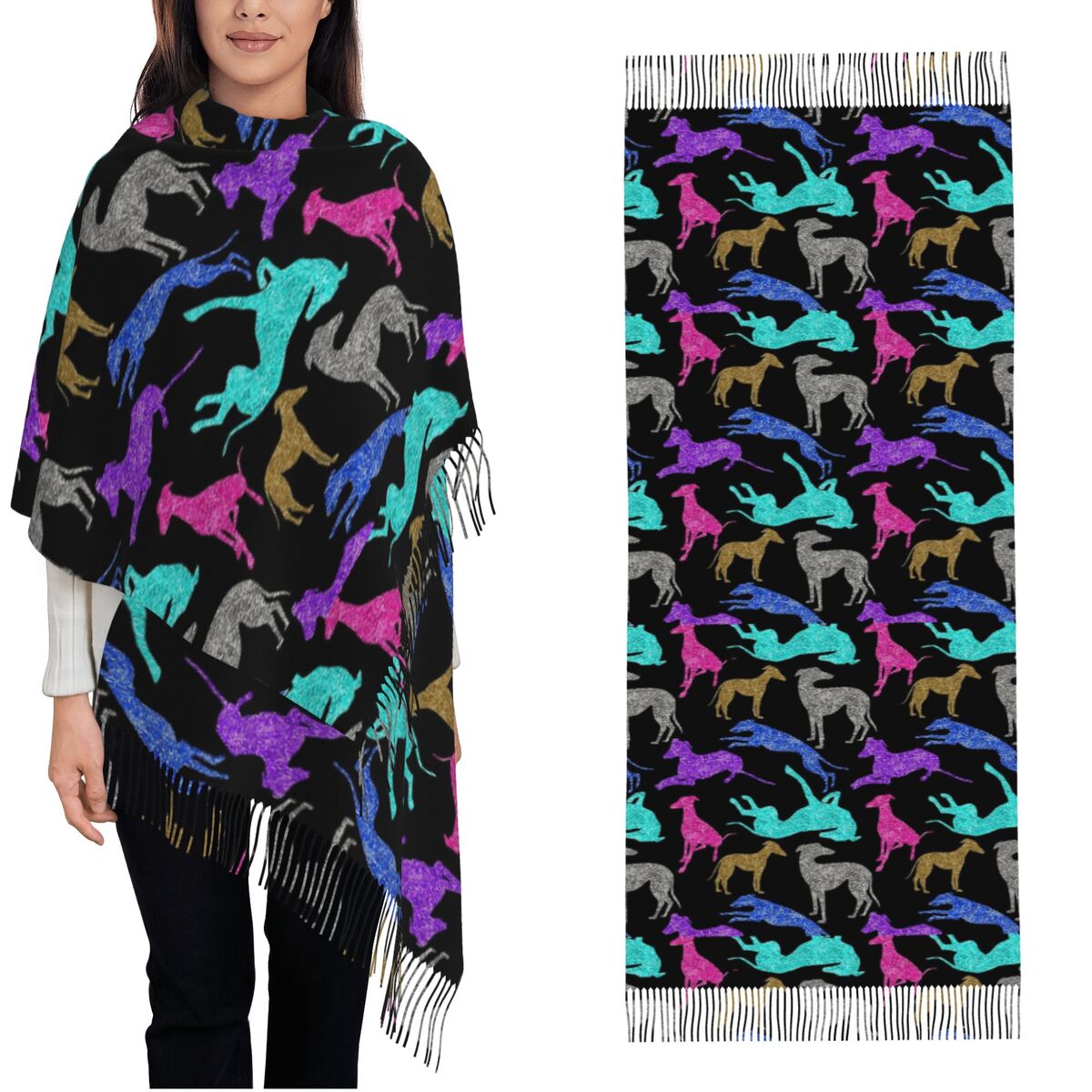 Greyt Greyhound Combo Scarf Wa – Pashmina Wrap Large Bewertung und Preis