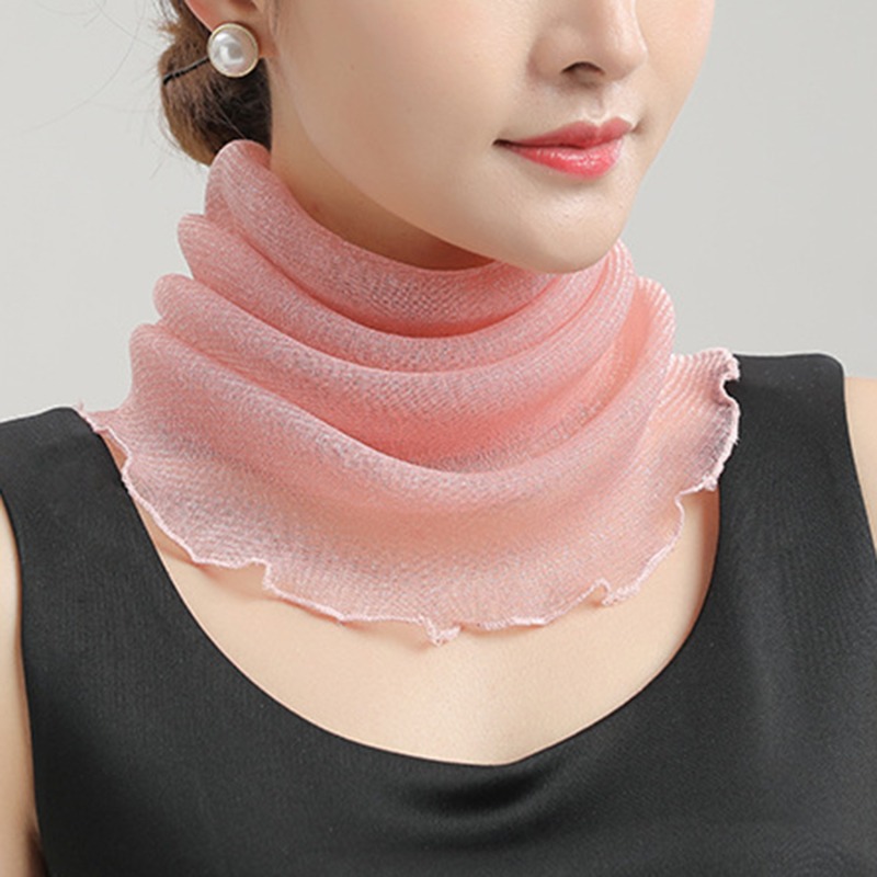 Spring Summer Chiffon Neck Col – Silk Neck Scarf Bewertung und Preis