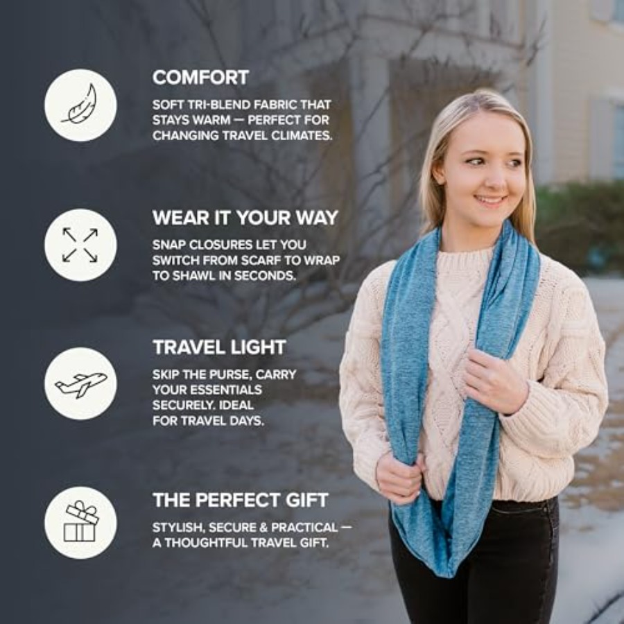Infinity Travel Scarf Loop wit – Infinity Scarf Knit Bewertung und Preis