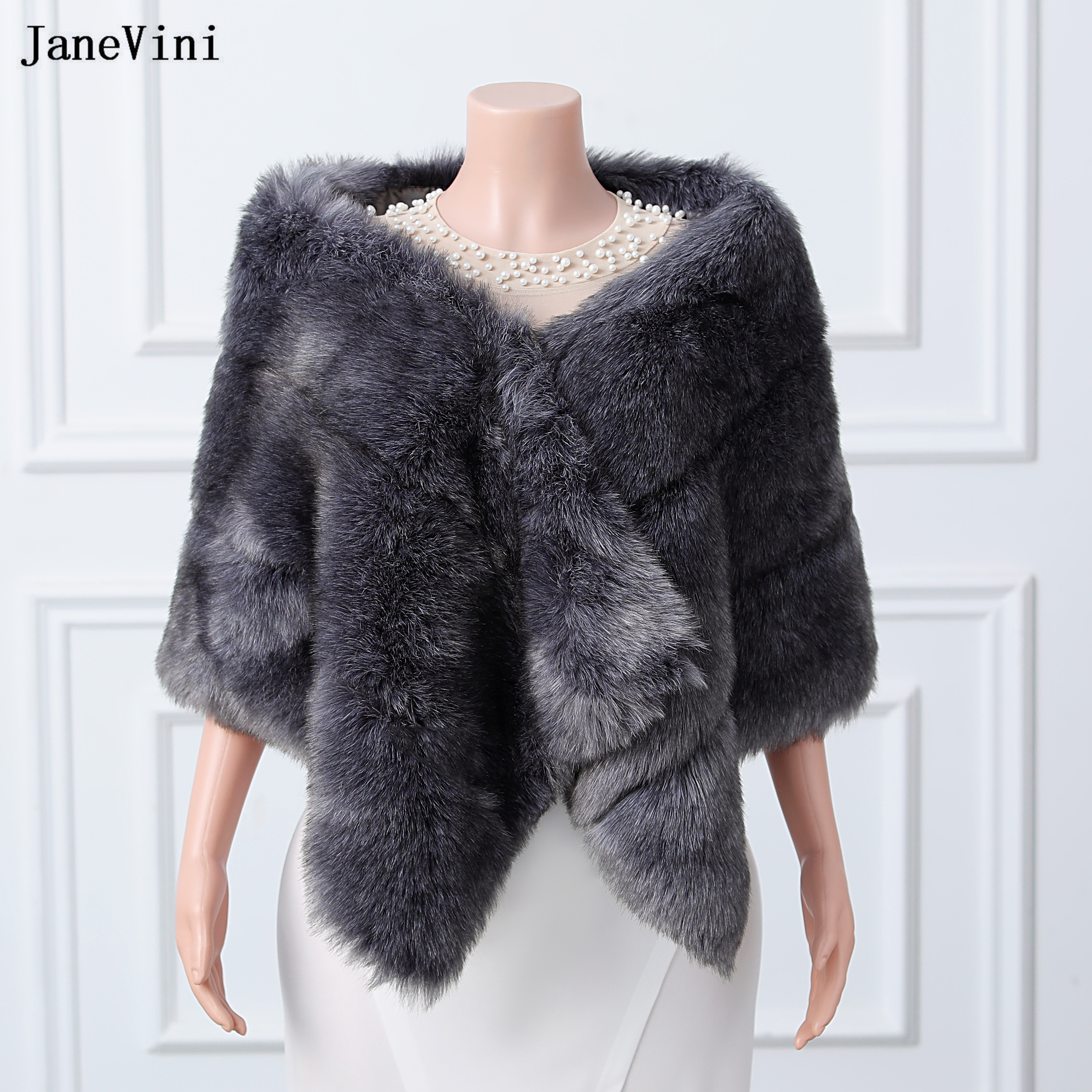 JaneVini High Quality Dark Gra – Stole Wedding Shawl Bewertung und Preis