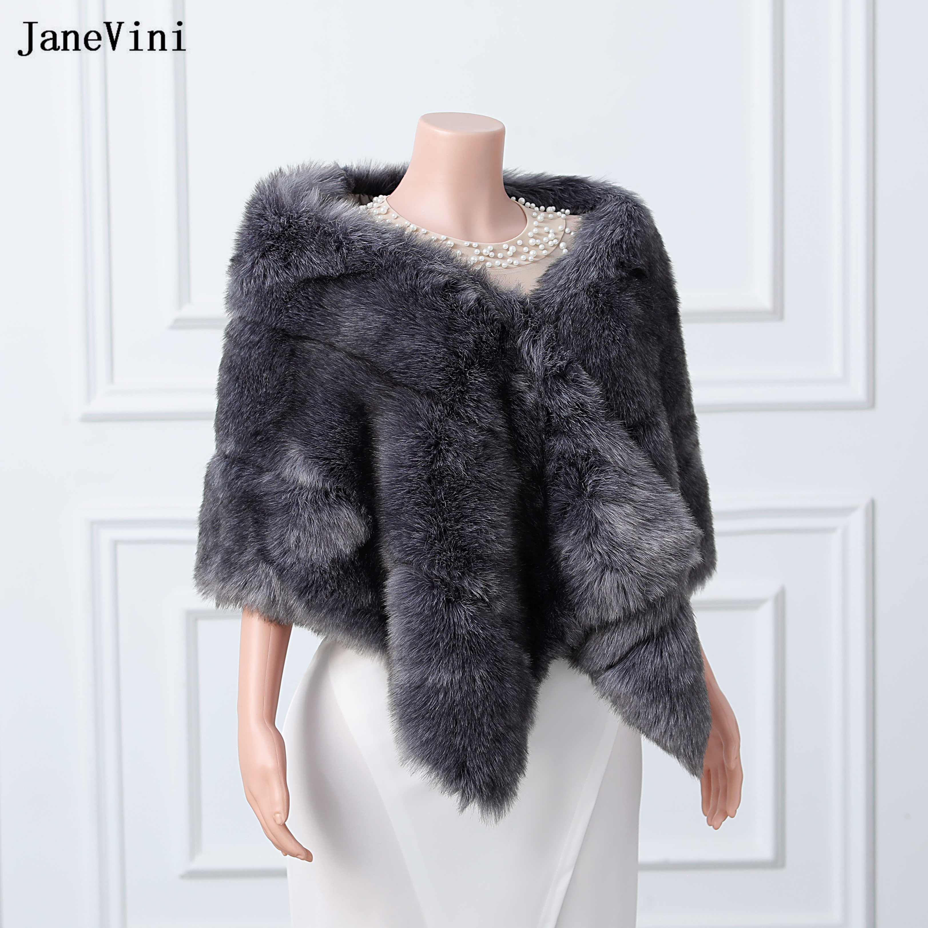 JaneVini High Quality Dark Gra – Stole Wedding Shawl Bewertung und Preis